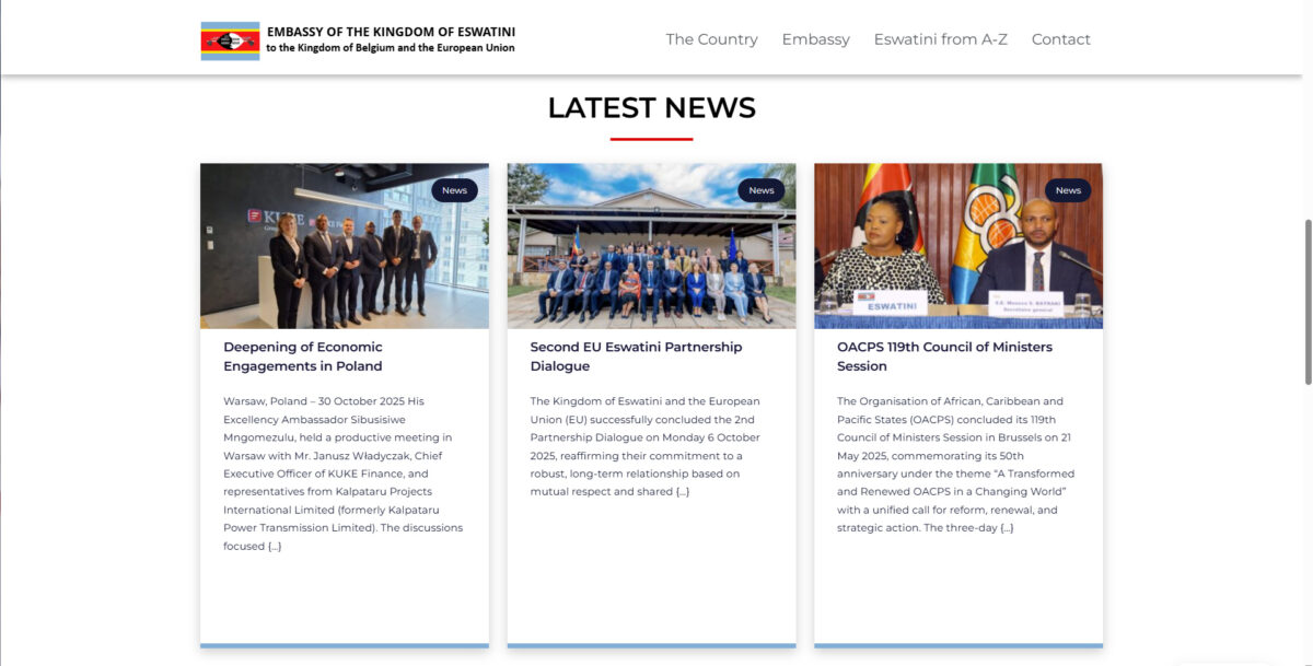 ALYS projet - Eswatini Embassy