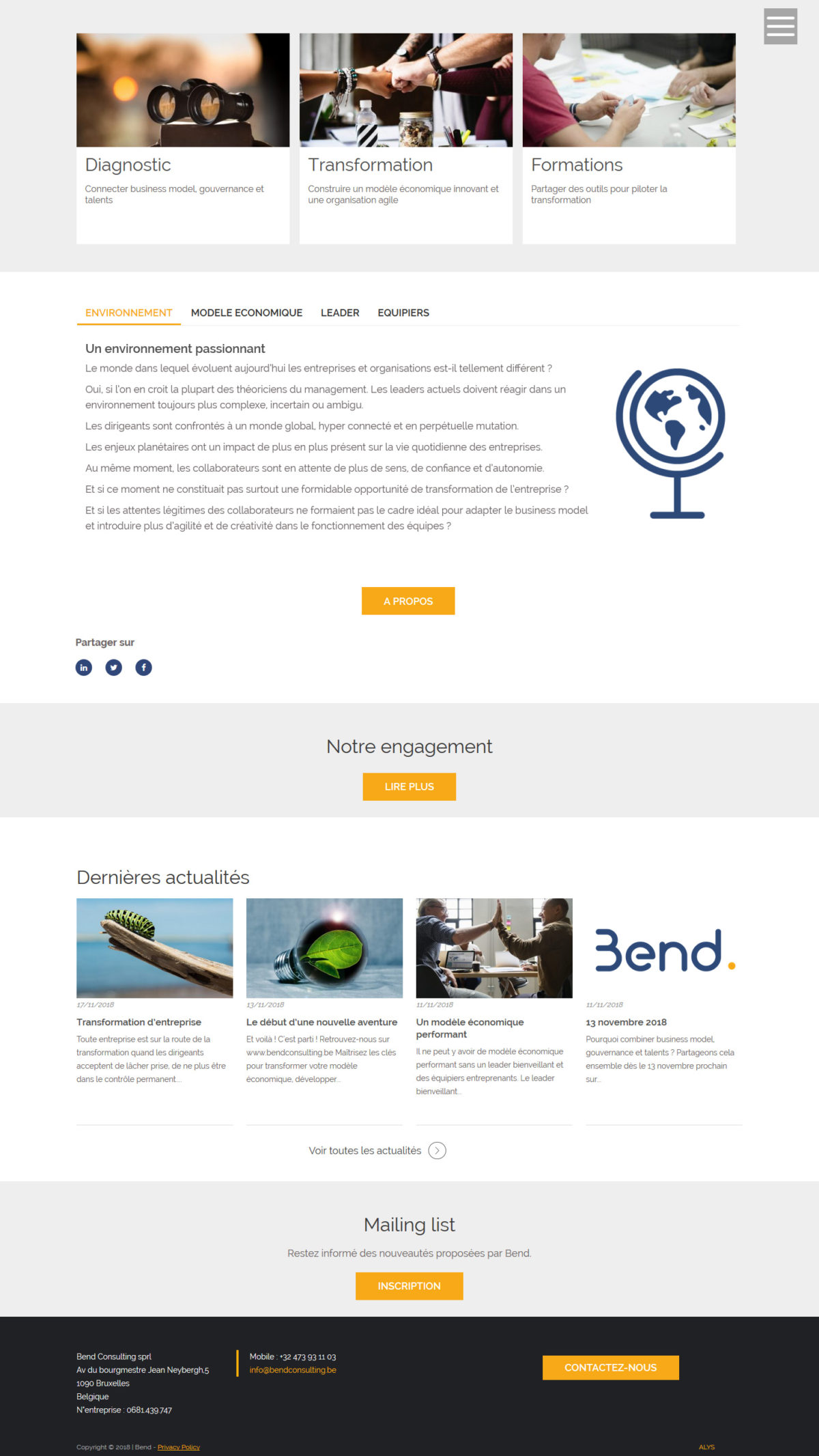 ALYS projet - Bend consulting