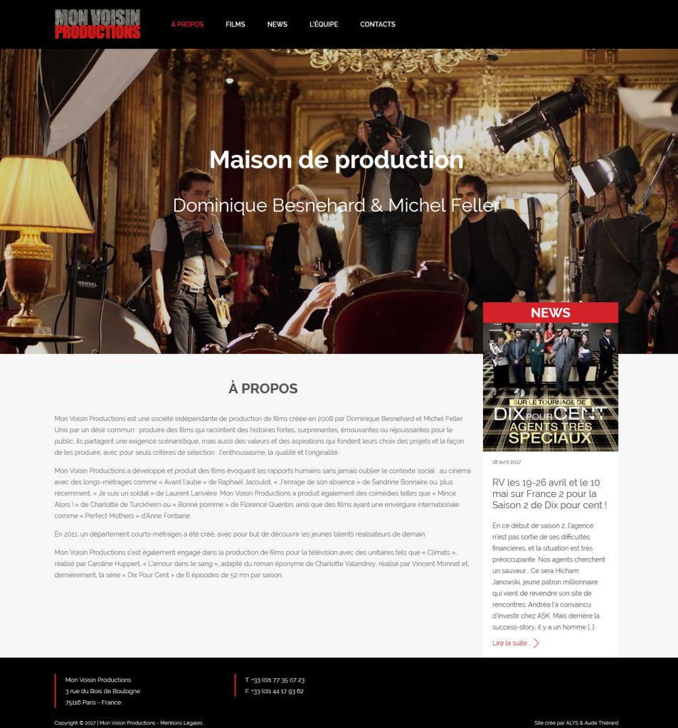 ALYS projet - Mon Voisin Productions